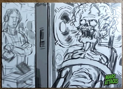 2015 Mars Attack's Occupation Concept Card 41 TORTURING A MARTIAN. - Image 1 of 3