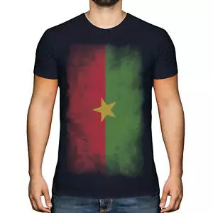 MAGLIETTA MAGLIETTA UOMO BURKINA FASO BANDIERA SBIADITA BURKINABÈ CALCIO BURKINABÉ REGALO - Foto 1 di 21