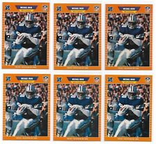 1989 Pro Set Michael Irvin RC (#89) - 6 Card Rookie Lot - Hall of Fame - Cowboys