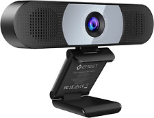 Webcam mit Mikrofon und Lautsprecher - C980PRO 1080P Webcam, Full HD Webcam Gray