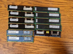 Surtido 2gb 2rx4 pc2-5300f-555-11-e0 Servidor Ram. Usado de servidores Dell en funcionamiento - Imagen 1 de 8