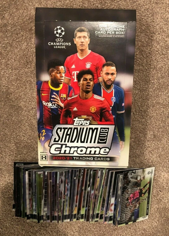 2020-2021 Topps Stadium Club Chrome UEFA Complete Your Set RC, Haaland, Messi, + - Image 1 of 1