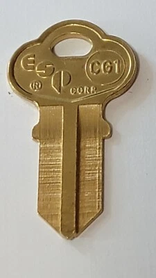 ESP 2 X Chicago CG1 Key Blanks Cam Lock, Vending Machine,Harley Davidson UNCUT