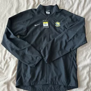 Golden State Warriors Lightweight Mens Track Jacket Nike Running Small Black New - Picture 1 of 5