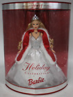 Holiday Barbie Doll Mattel 2001 Silver & Red Fur Dress Collector Edition New Box