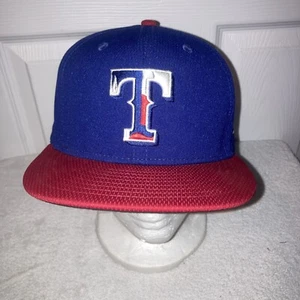 New Era Cap 59 Fifty Herren Texas Rangers Größe 7 1/4 exklusiv für MLB Spieler - Bild 1 von 6