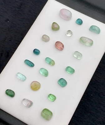 32.35CT Natural Tourmaline Multi Color Cabochon || Loose Gemstone || - Image 1 of 4