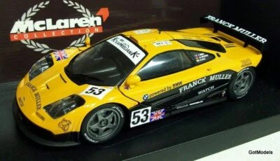 MODELOS UT 1/18 - 39622 MCLAREN F1 GTR LE MANS 1996 GIROIX / DELETRAZ / SALA #53 Foto 1 de 3