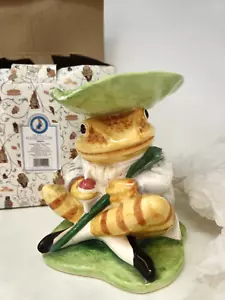 The World Of Beatrix Potter Jeremy Fisher Water Pitcher In Original Box - Picture 1 of 12