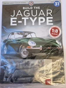 1/8 DEAGOSTINI COSTRUISCI LA TUA AUTO JAGUAR E-TYPE NUMERO 31 CON PARTE - Foto 1 di 2