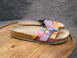 Birkenstock Papillio Catalina Hibiscus Multicolor Floral Sandals Size 41 US 10 N - Picture 1 of 10