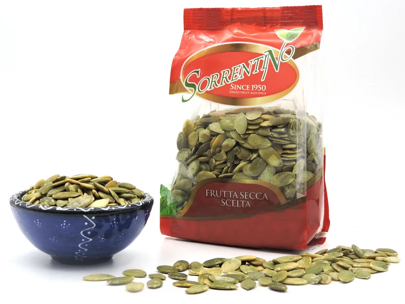 SEMI DI ZUCCA DECORTICATI/SGUSCIATI DI QUALITA' 200 gr.| SORRENTINO
