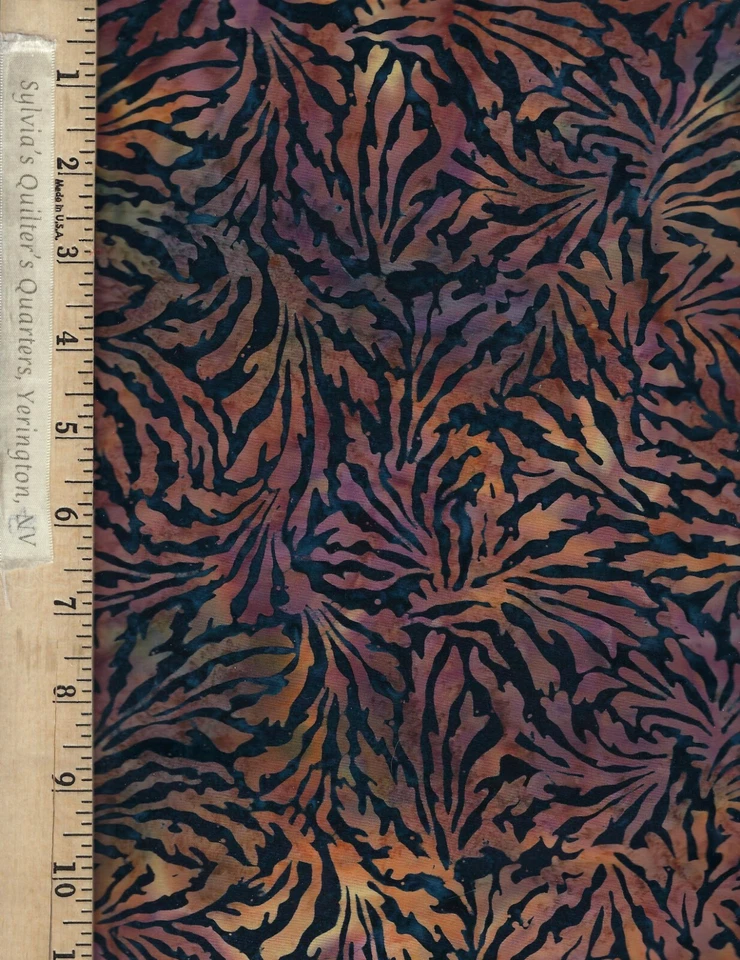 Batik 817-128 Midnight 100% Cotton FABRIC priced by the Yard - Image 1 of 1