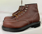 Red Wing 6" Oil Resistant Long Wear Steel Toe Safety Work Boots sz 8 E 8249 USA