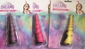 Unicorn Horn Headband Party Favor Elastic Band Sparkle Ages 4+ Dress-Up Pretend - Picture 1 of 48