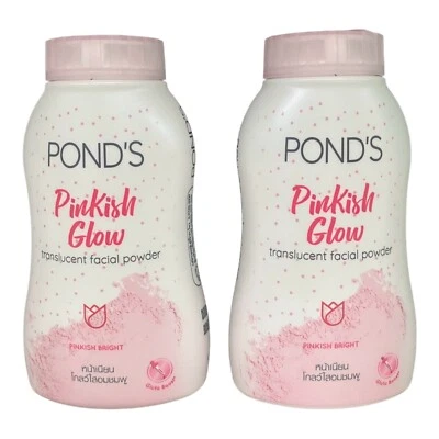 POND 's Pinkish Glow Translucent Facial Powder 50g x 2 pcs - Image 1 of 4