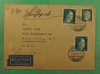 DR WHO 1941 GERMANY WWII CENSORED ESSLINGEN AIRMAIL TO USA k04608