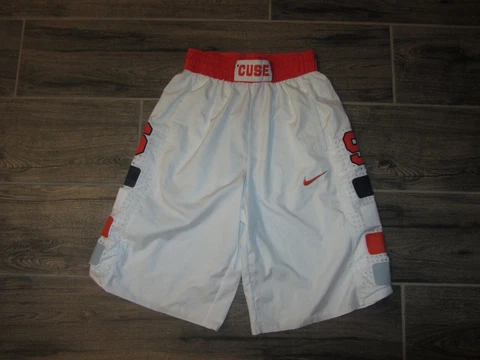 Syracuse Orangeman Orange NCAA Basketball Shorts Nike Dri-Fit Game Used S Cuse Cover