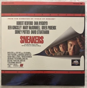 Sneakers (Laserdisc, 1993) - Letterbox - Robert Redford, Sidney Poitier - Picture 1 of 2