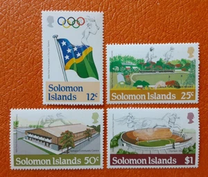 SOLOMON ISLANDS 1984 MNH Olympic Stadiums Mi 536-9 Sc 530-3 Yt 518-21 3518 - Picture 1 of 3