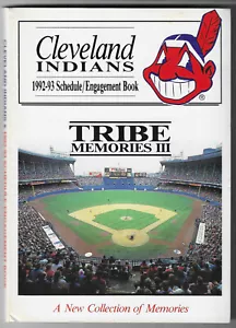 Cleveland Indians 1992/93 Engagement Book Tribe Memories III Very Nice Condition - Picture 1 of 5