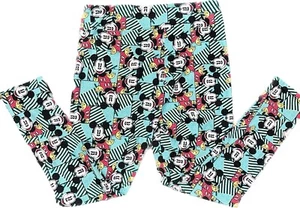 Leggings LuLaRoe alti e curvy Disney Topolino morbidi nuovi di zecca con etichette - Foto 1 di 5
