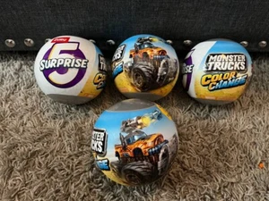 Monster Trucks Color Change Zuru 5 Surprise Toys Lot Of 4 Brand New Sealed - Picture 1 of 2