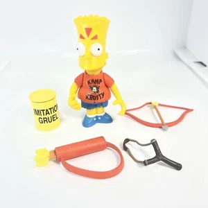 Playmates The Simpsons KAMP KRUSTY BART SIMPSON FIGURE World of Springfield (3) - Imagen 1 de 7
