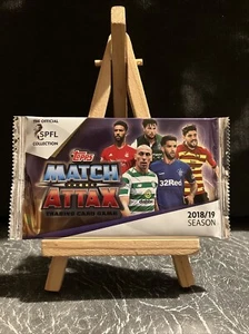 TOPPS MATCH ATTAX SPFL 2018/19 SEALED & UNOPENED PACK MINT - Picture 1 of 2