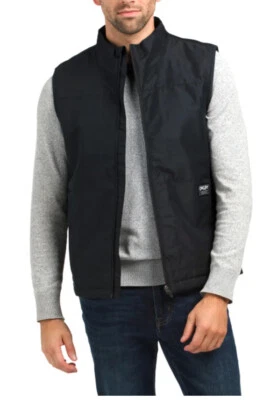 NWT Oakley Mens S Oslo Panel Blackout Vest Jacket Sherpa Lined Full Zip Pockets - Image 1 of 4