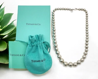 Auth Tiffany & Co. Ball SV925 Necklace 27.41G W/Box/Dustbag SK100680 - Image 1 of 4