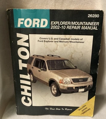 Manual de reparación Chilton #26280 Ford Explorer/Mercury Mountaineer 2002-10 Foto 1 de 4