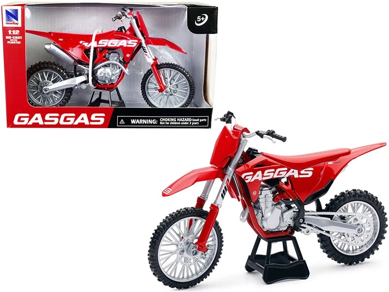 GasGas MC 450F Bicicleta Moto Rojo 1/12 Diecast Modelo por New Ray Foto 1 de 1