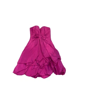 Fuchsia Night Moves Size 4 Mini Dress - Formal/Wedding/Sweet 16  - Picture 1 of 7