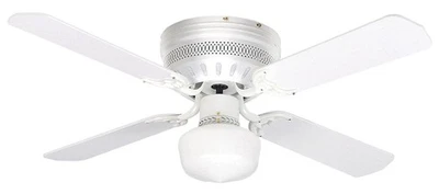 CC42WW4L Celeste Collection 42-Inch Ceiling Fan with Five Reversible White/Wh... - Image 1 of 2
