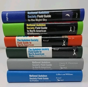 National Audubon Society Field Guide Set - Lot of 6  Nature Birds Night Sky Fish - Picture 1 of 16