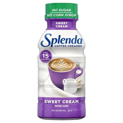 Splenda Sugar Free Sweet Cream Coffee Creamer 8oz Low Calorie - Image 1 of 4