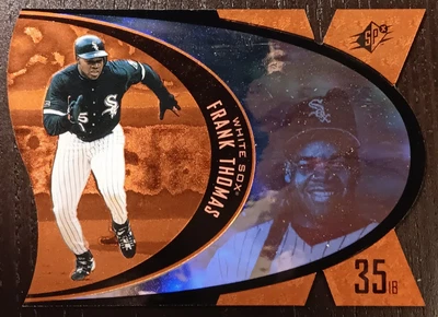 1997 SPx BRONZE FRANK THOMAS #SPx17 RARE HOLOGRAM PARALLEL - Image 1 of 2