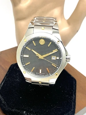 Movado Men's Watch 0607552 SE Swiss Automatic Gray Dial Date Two Tone Steel 41mm - Image 1 of 4