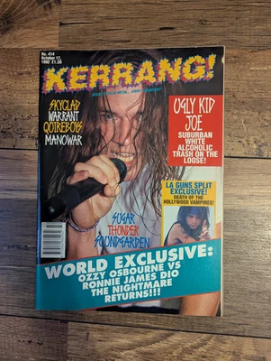 Kerrang! 414 Ugly Kid Joe, L.A. Guns, Ozzy Osbourne vs. Ronnie James Dio - Image 1 of 4