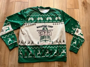 Die Hard Para Hombres XL Feo Navidad Suéter Camisa Sudadera Nakatomi Plaza 1988 - Imagen 1 de 10