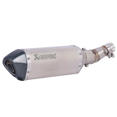 Exhaust Mid Link Pipe Muffler For Kawasaki Ninja 300 Z250 Z300 2012-2016 Foto 1 de 4