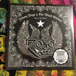 JIMMY PAGE & BLACK CROWES DOUBLE WHITE VINYL LP RECORD STILL SEALED LED ZEPPELIN - Picture 1 of 6
