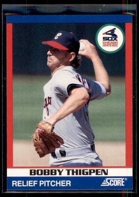 1991 Score 100 Superstars Bobby Thigpen #95 Chicago White Sox - Image 1 of 2