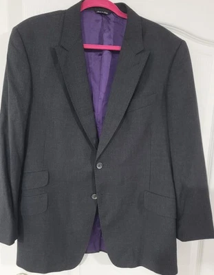 Paul Smith London Byard Men's Wool Charcoal Grey 2 Button Blazer Size 44 Regular - Image 1 of 4