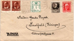 España 1933 portada de Barcelona a Alemania (3112) - Imagen 1 de 2