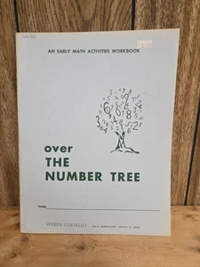 Vintage UNUSED School Book-1968 OVER THE NUMBER TREE - Picture 1 of 13