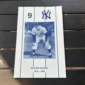 1985 Roger Maris Memorial Program - Picture 1 of 3