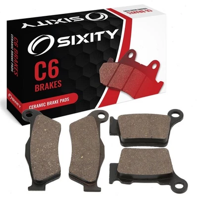 Front + Rear Ceramic Brake Pads 2009-2010 Husqvarna TE510 Set Full Kit 48mm ay - Image 1 of 4