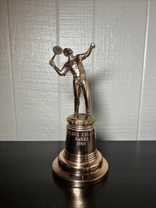 Juniata College Award 1956 Tennis Trophy Rare Vintage Huntingdon Copper? - Picture 1 of 11